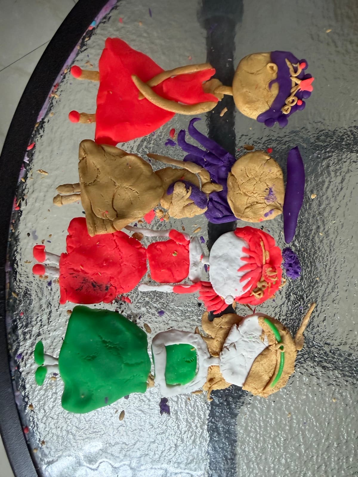 Clay artwork that inspired one of the designs